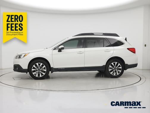 White 2015 Subaru Outback Limited