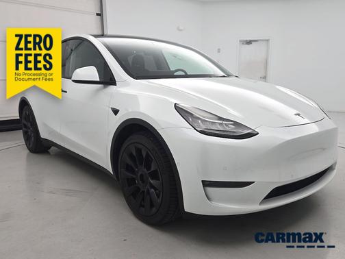 White 2021 Tesla Model Y Long Range