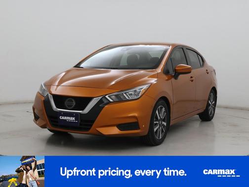 Orange 2020 Nissan Versa SV