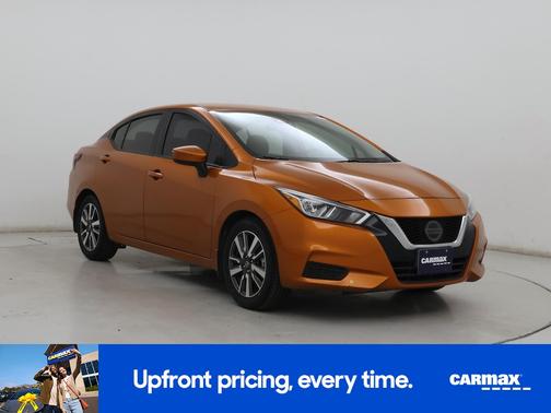 Orange 2020 Nissan Versa SV