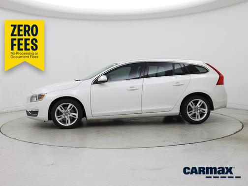 White 2015 Volvo V60 T5 Platinum