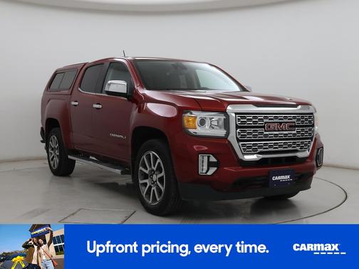 Red 2021 GMC Canyon Denali