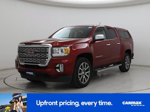 Red 2021 GMC Canyon Denali