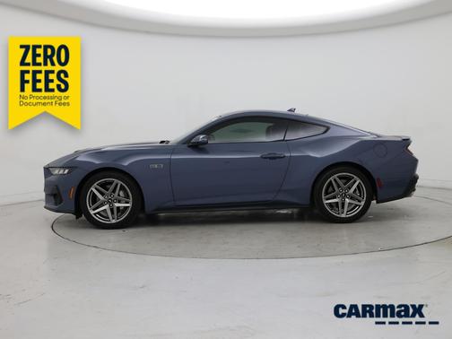 Blue 2024 Ford Mustang GT Premium