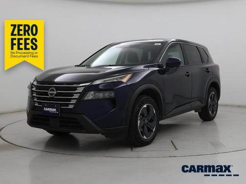 Blue 2025 Nissan Rogue SV