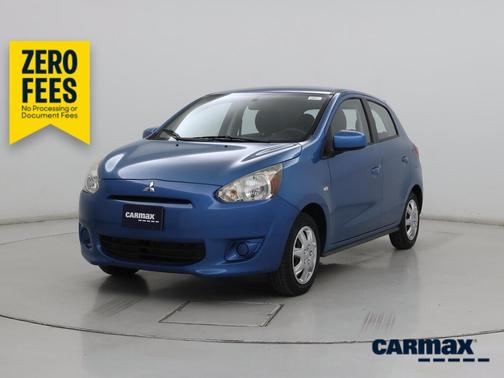 Blue 2015 Mitsubishi Mirage DE