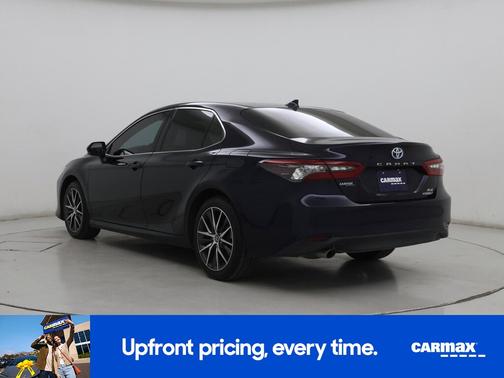 Blue 2022 Toyota Camry Hybrid XLE