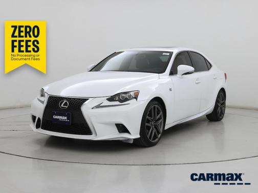 White 2015 Lexus IS 250