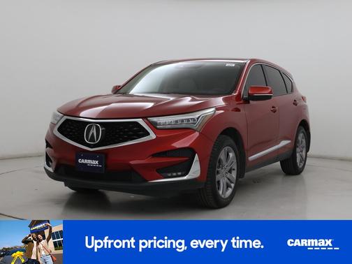 Red 2021 Acura RDX Advance
