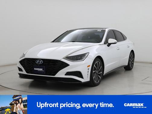 White 2020 Hyundai SONATA Limited