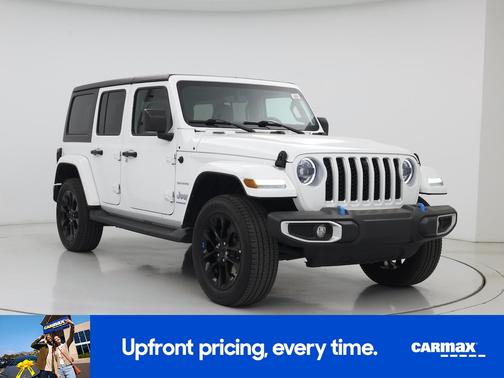 White 2023 Jeep Wrangler 4xe Unlimited Sahara