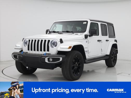 White 2023 Jeep Wrangler 4xe Unlimited Sahara