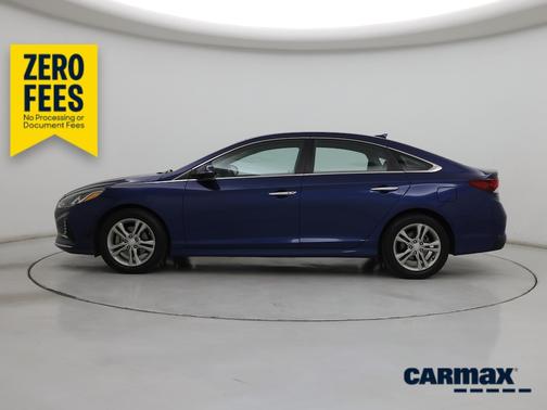 Blue 2018 Hyundai SONATA SEL