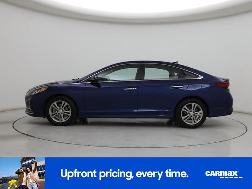 Blue 2018 Hyundai SONATA SEL