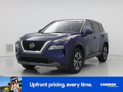 Blue 2021 Nissan Rogue SV