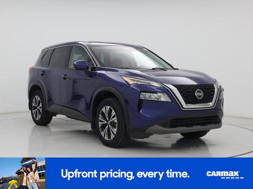 Blue 2021 Nissan Rogue SV