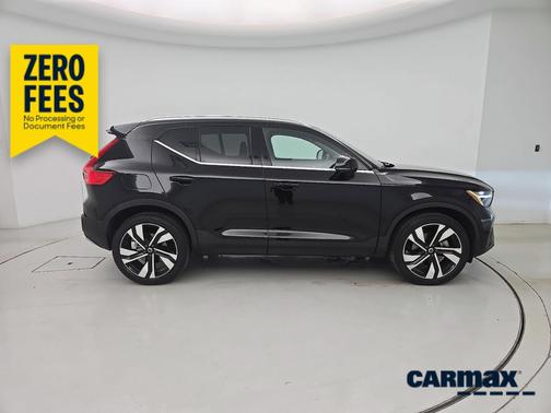 Black 2023 Volvo XC40 B5 Ultimate Bright Theme