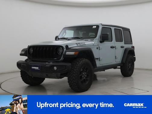 Blue 2024 Jeep Wrangler Willy's