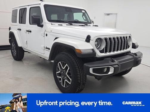 White 2025 Jeep Wrangler Sahara