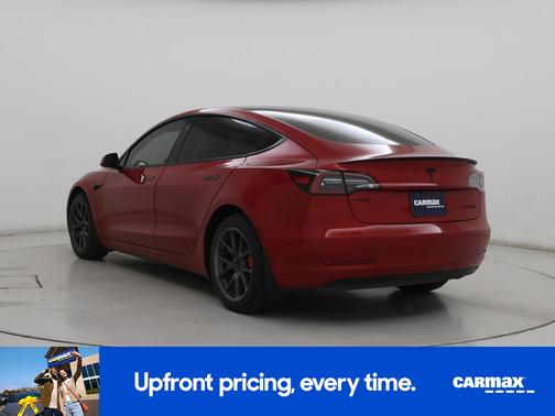 Red 2023 Tesla Model 3 Long Range
