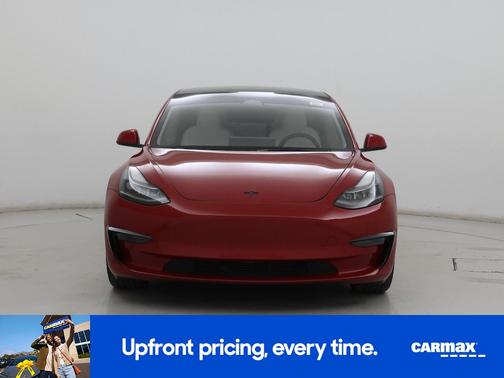 Red 2023 Tesla Model 3 Long Range