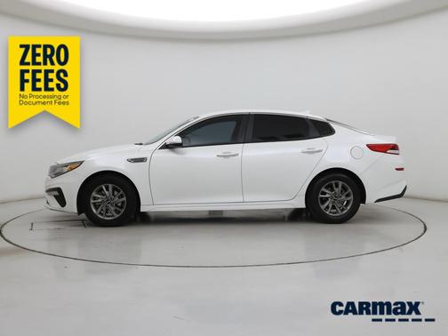 White 2019 Kia Optima LX