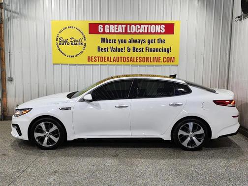 White 2020 Kia Optima S