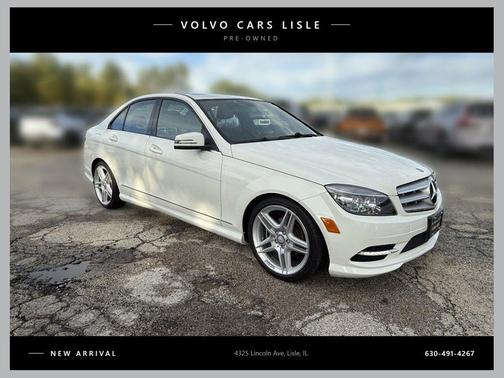 Arctic White 2011 Mercedes-Benz C-Class C 300 4MATIC Sport