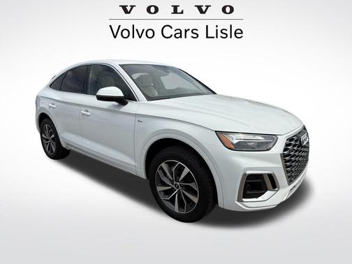 Glacier White Metallic 2023 Audi Q5 45 S line Premium Plus