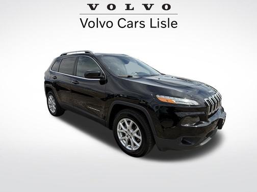 Diamond Black Crystal Pearlcoat 2017 Jeep Cherokee Latitude