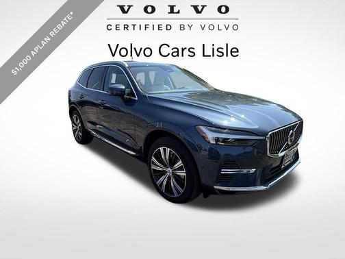 Denim Blue Metallic 2023 Volvo XC60 Recharge Plug-In Hybrid T8 Plus Bright Theme