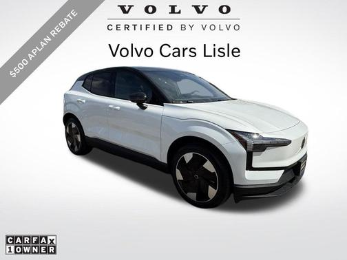 Crystal White Metallic 2025 Volvo EX30 Twin Motor Performance Plus