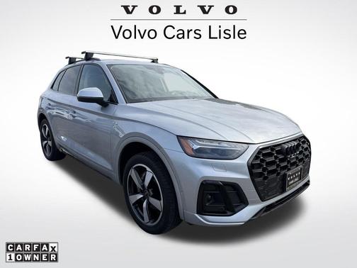Silver Metallic 2022 Audi Q5 45 S line Prestige