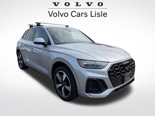 Silver Metallic 2022 Audi Q5 45 S line Prestige