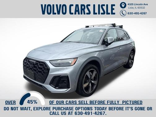 Silver Metallic 2022 Audi Q5 45 S line Prestige