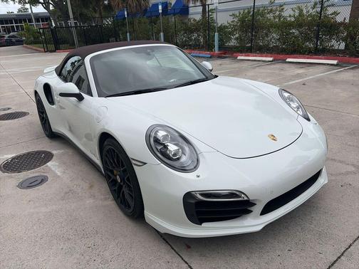 White 2016 Porsche 911 Turbo S