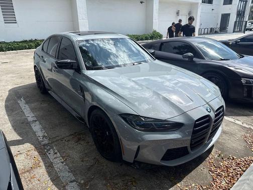 Brooklyn Grey Metallic 2024 BMW M3 Competition xDrive