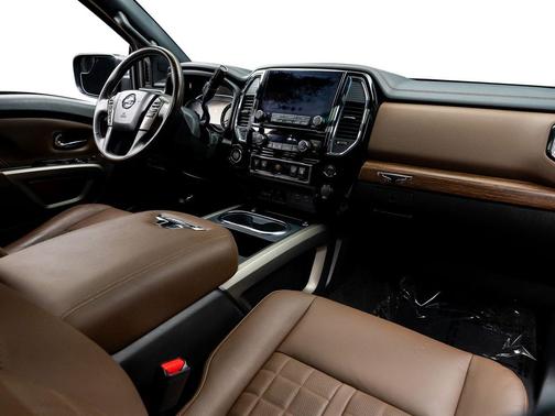 Super Black 2021 Nissan Titan Platinum Reserve