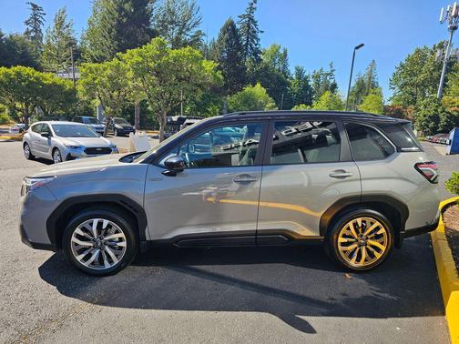 River Rock/Crystal Black 2025 Subaru Forester Hybrid Touring