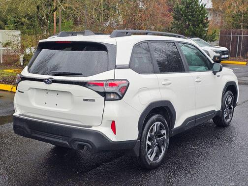 Crystal White 2026 Subaru Forester Hybrid Premium