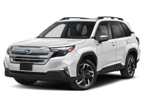 Crystal White Pearl 2025 Subaru Forester Hybrid Premium