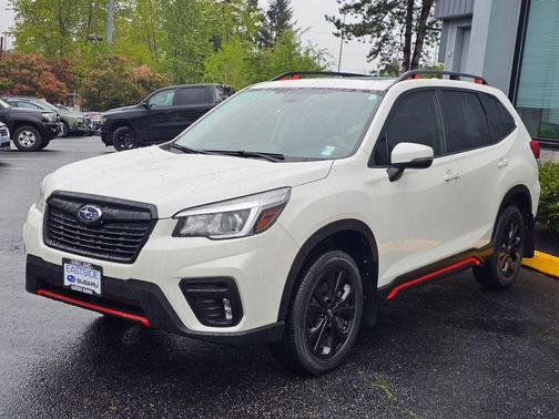 Crystal White Pearl 2020 Subaru Forester Sport