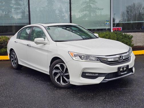 White 2016 Honda Accord EX-L