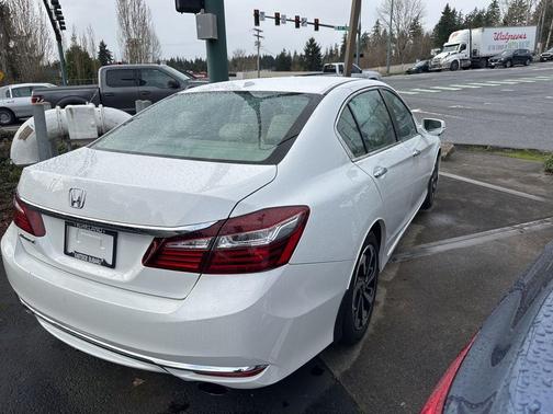 White 2016 Honda Accord EX-L
