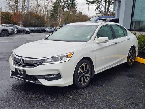 White 2016 Honda Accord EX-L