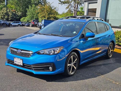 Ocean Blue Pearl 2022 Subaru Impreza Premium