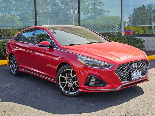 Scarlet Red 2019 Hyundai SONATA Limited 2.0T