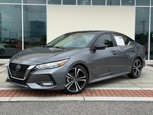 Gun Metallic/Super Black 2021 Nissan Sentra SR