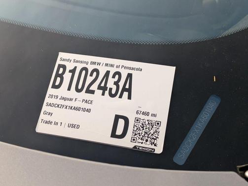 2019 Jaguar F-PACE 25t Prestige