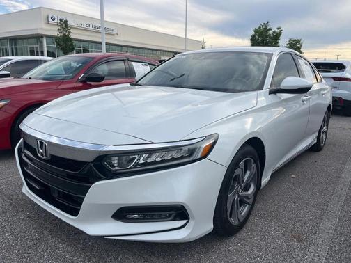 White 2018 Honda Accord EX-L